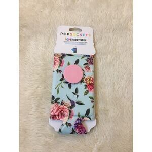 PopThirst Slim Can Holder - Retro Wild Rose